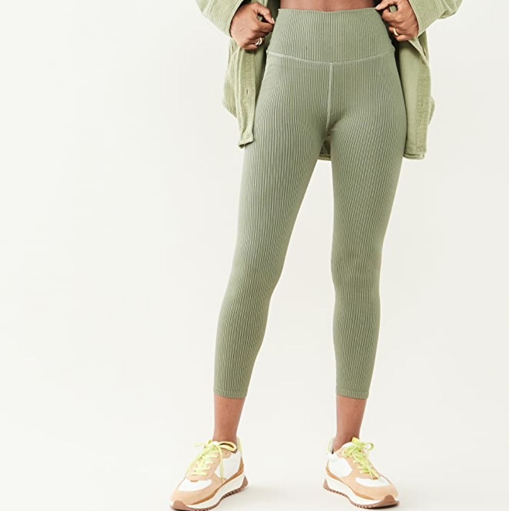 Good American Essentials Seamless Ribbed Leggings